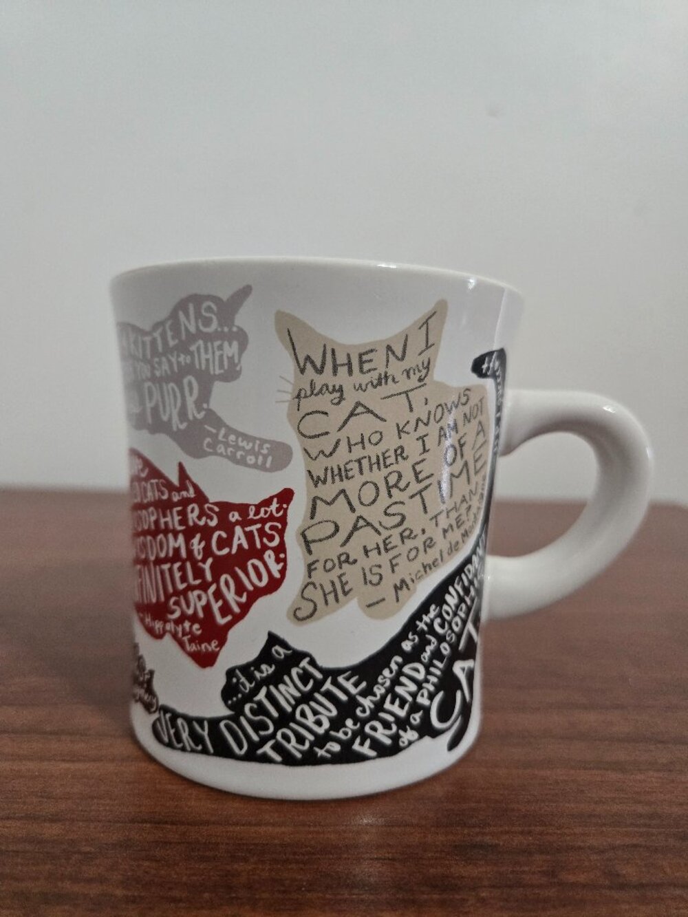 The Literary Cat 2019 Ceramic Coffee Mug Cat Quotes Book Lover Mug Collectable